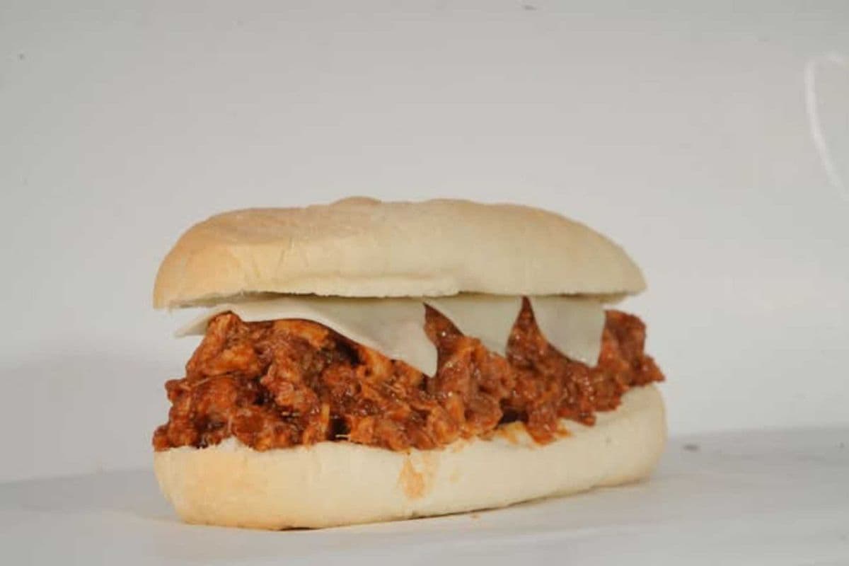 Pulled Pork and Bacon Sandwich