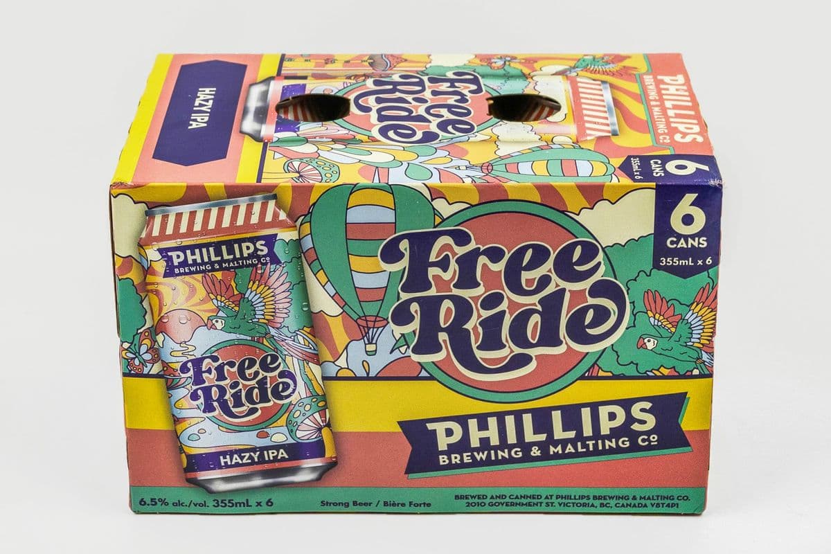 Phillips Free Ride Hazy Ipa (6 x 355 ml Cans)