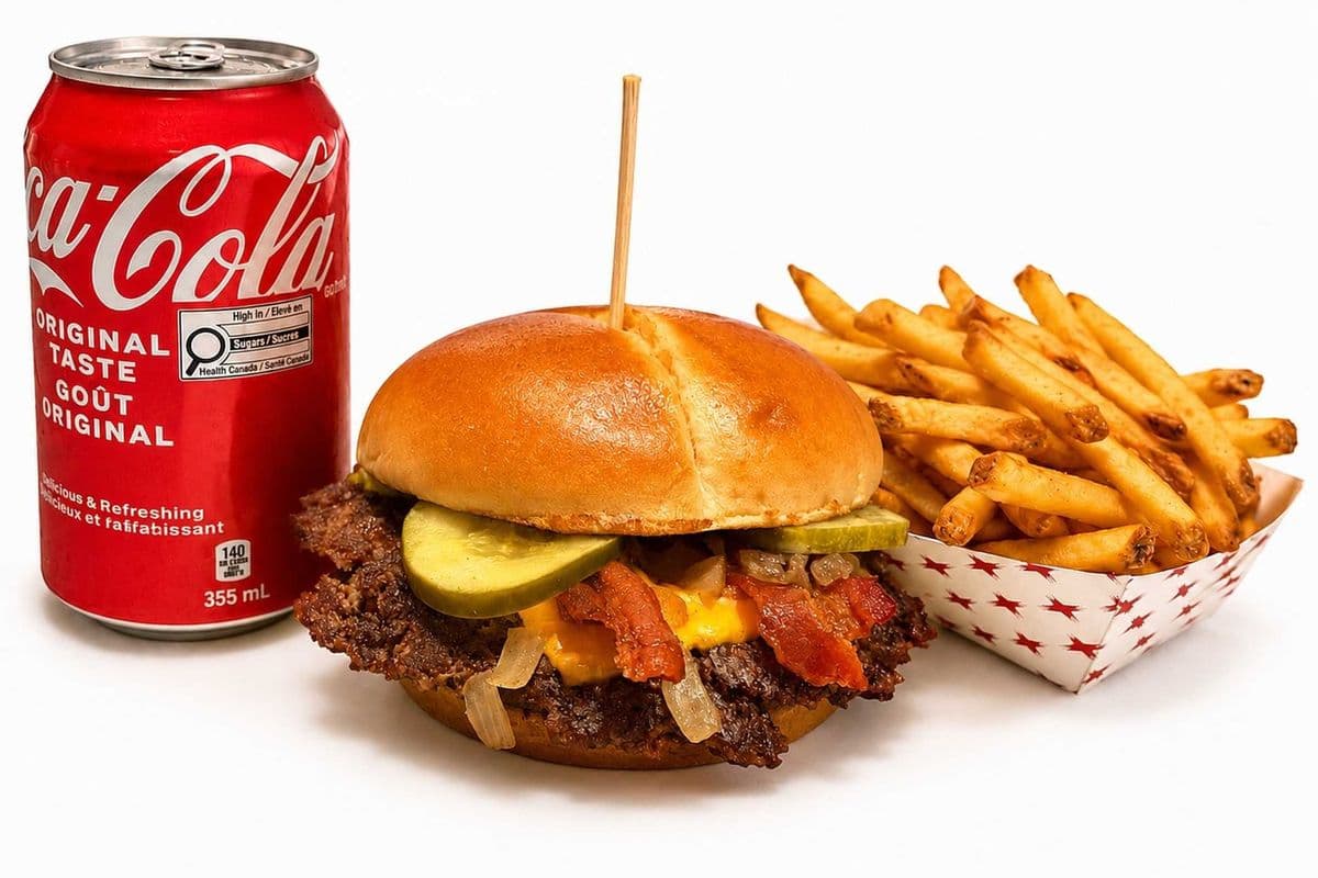 THE MAPLE SMASH BURGER COMBO