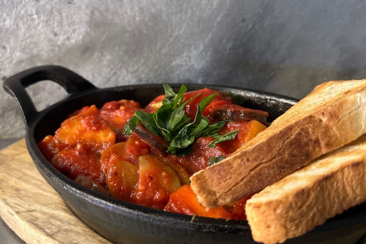 (New!) Ratatouille with hash - Vegetarian