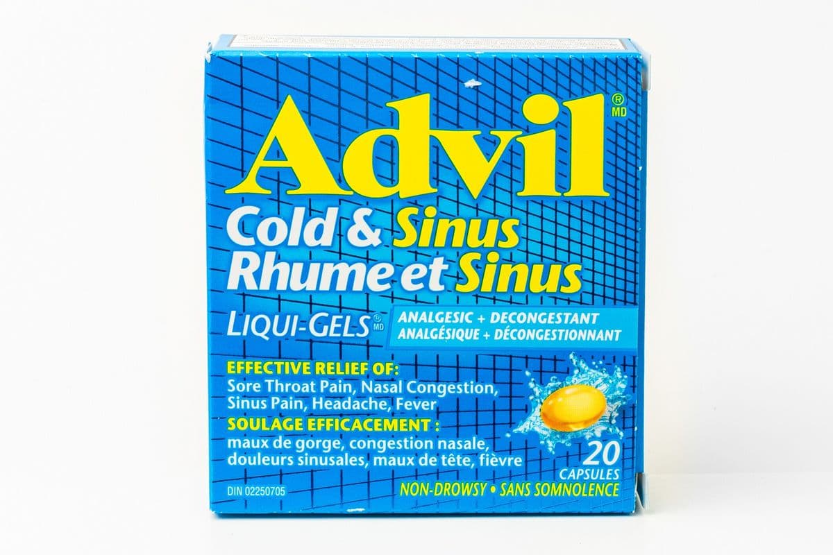 Advil Cold and Sinus Caplets (20 Tablets)