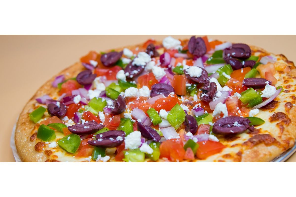14" Greek Vegetarian Pizza