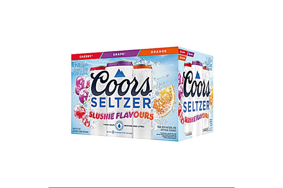 Coors Seltzer Slushie 12pk (1 x 12x355ml)