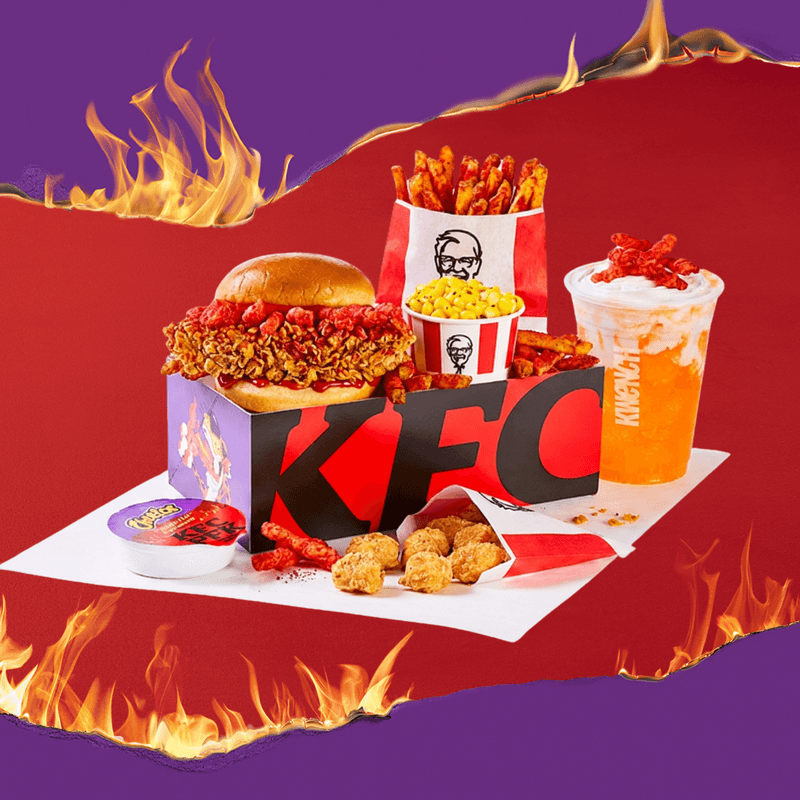 Flamin' Hot Chicken Sandwich Box Meal