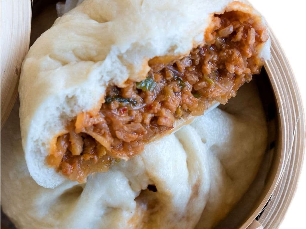 Fresh Steamed Bao Bun (V)