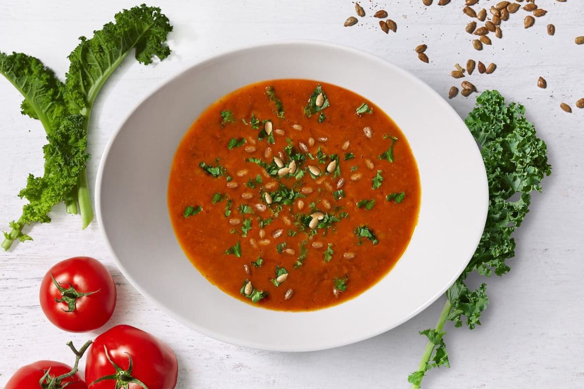 Tomato Kale Soup