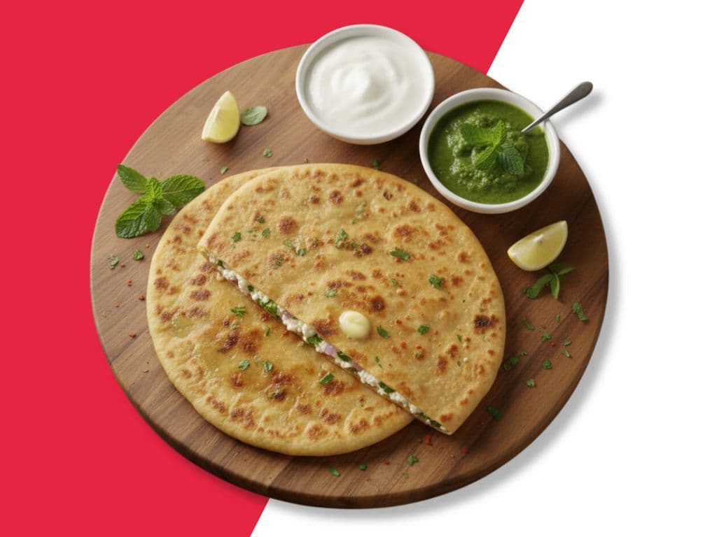 Paneer Paratha (2 Pcs)