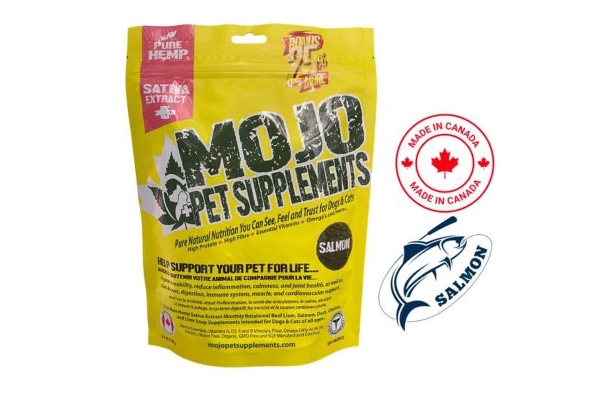 Mojo Pet Supplements with Hemp Salmon Flavoured Treats (238 g)
