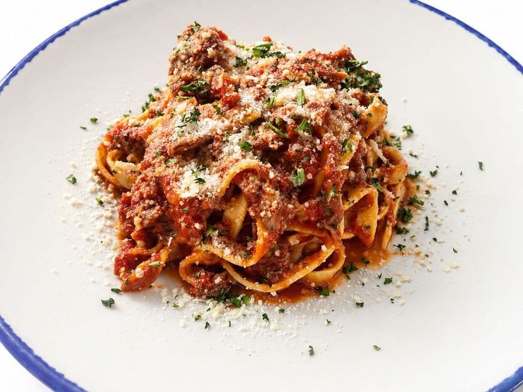 Tagliatelle Al Ragu d'Agnello