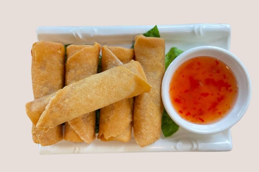 A1. Five Vegetable Spring Rolls