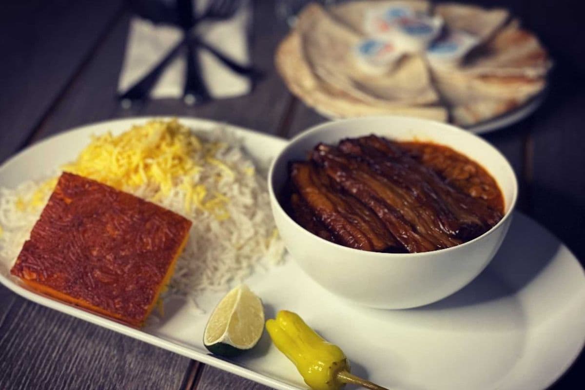 Gheyme Stew with Eggplant