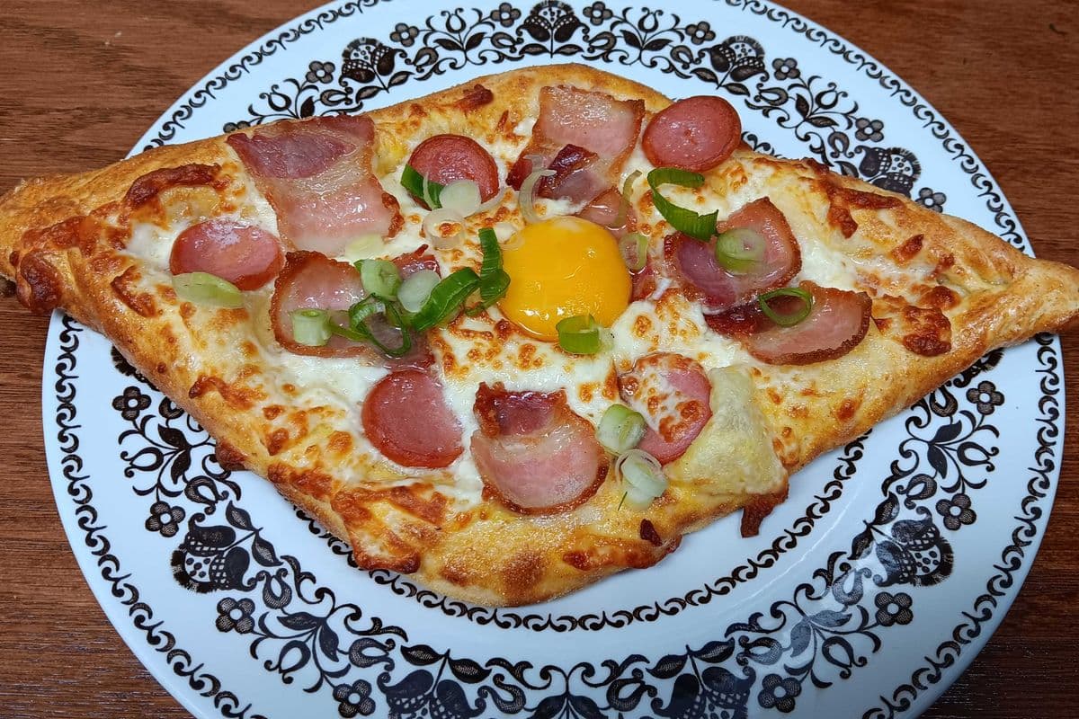 Bacon russe et saucisse fumée / Russian Bacon and Smoked Sausage