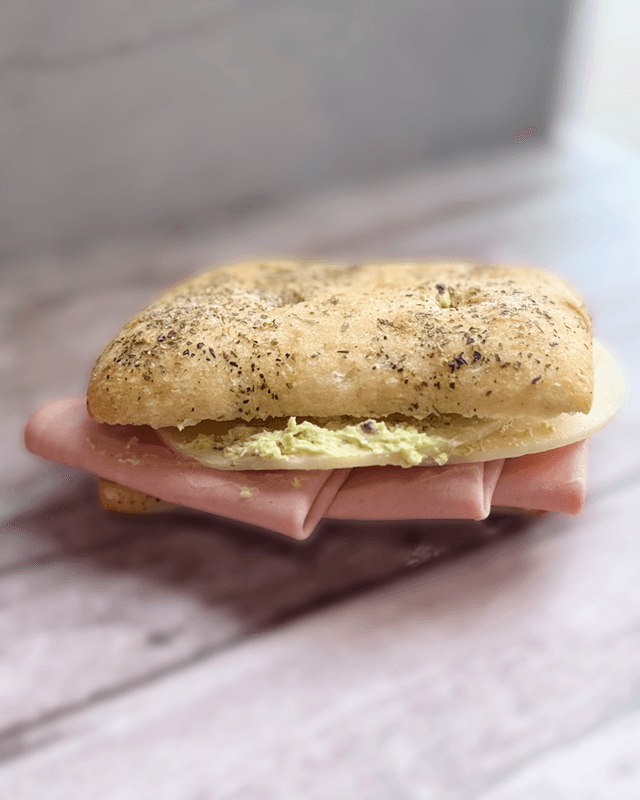 Sandwich – Mortadella, Provolone & Pistachio Cream