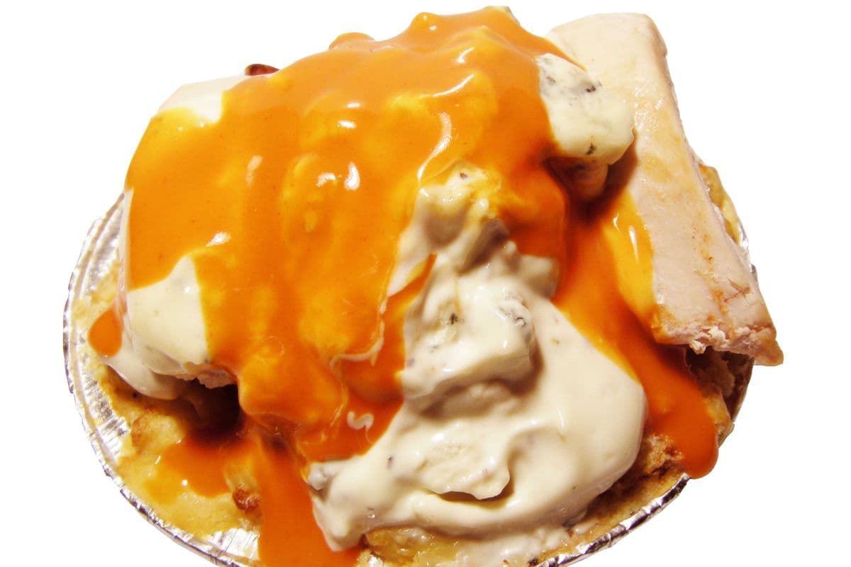 Buffalo Chicken Blue Cheese Mac