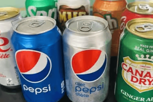 Six Soft Drinks (6 Cans)