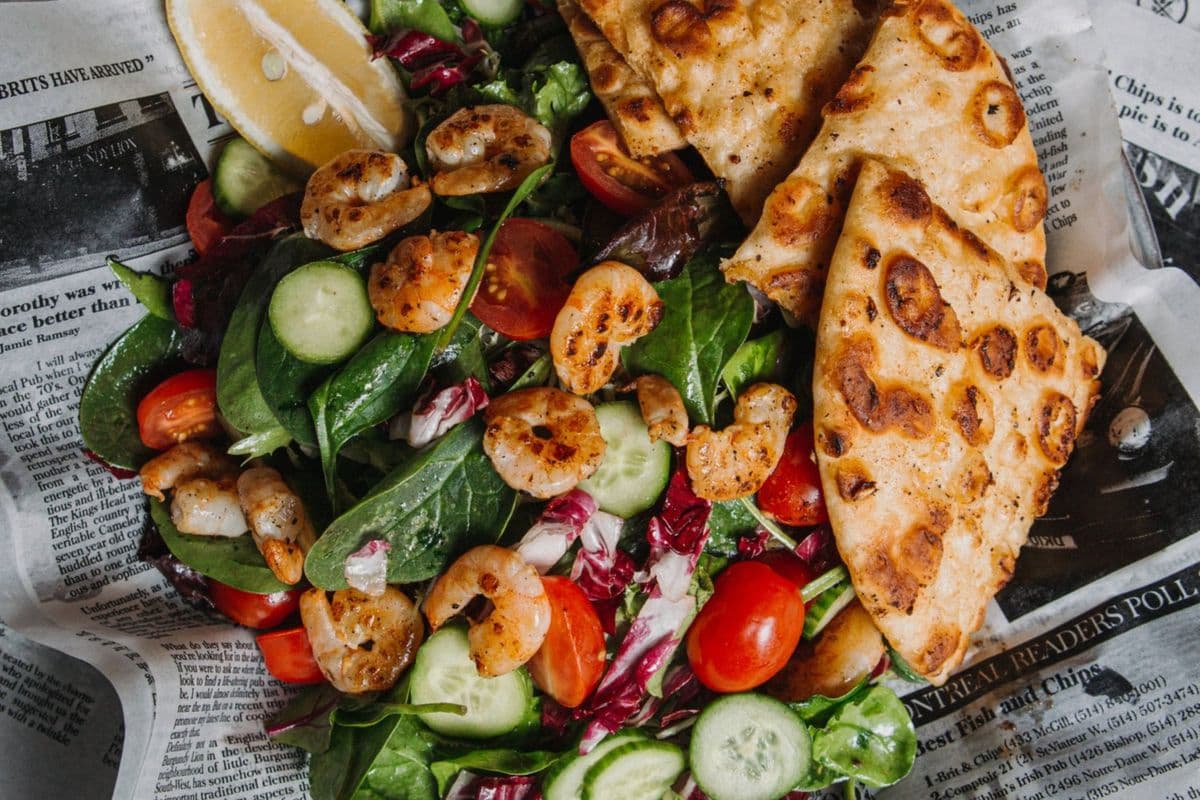 Salade aux crevettes / Shrimp Salad
