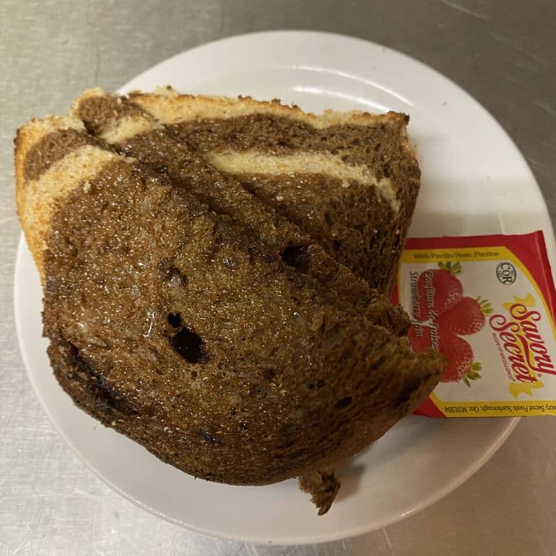 Rye Toast and Jam