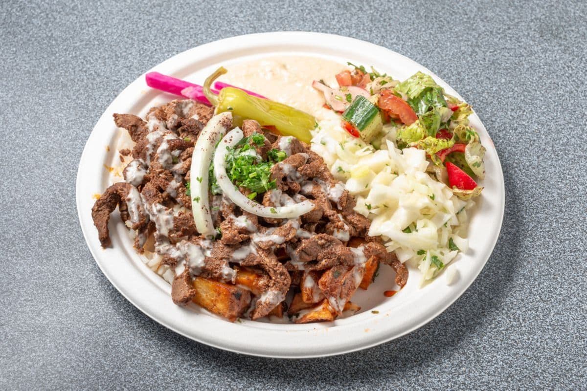 Plat santé avec boeuf