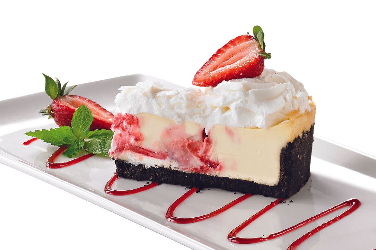 Gâteau au fromage, chocolat blanc et framboises / White Chocolate Raspberry Cheesecake