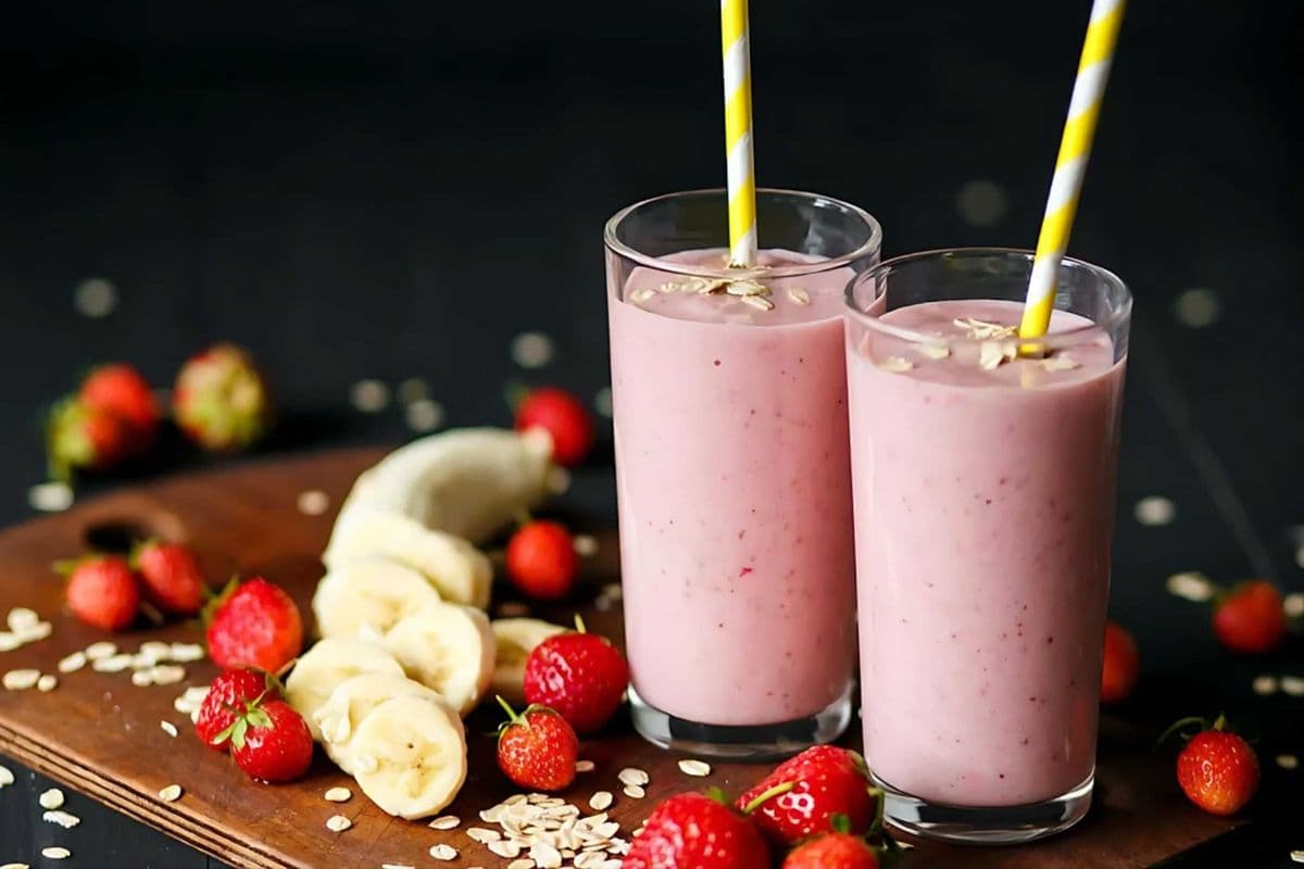 Strawberry and Banana Slush
