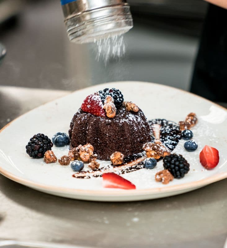 Warm Chocolate Molten Lava Cake