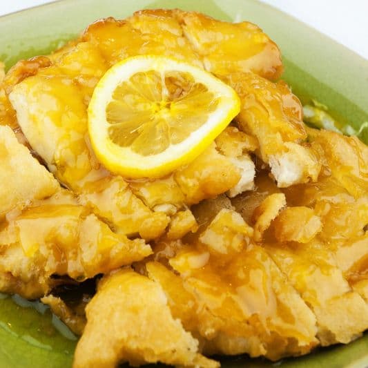 122. Breaded Lemon Chicken (Large)