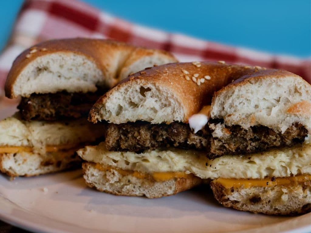 Sausage and Egg Bagel