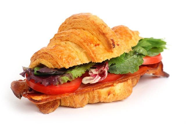 BLT Croissant Sandwich