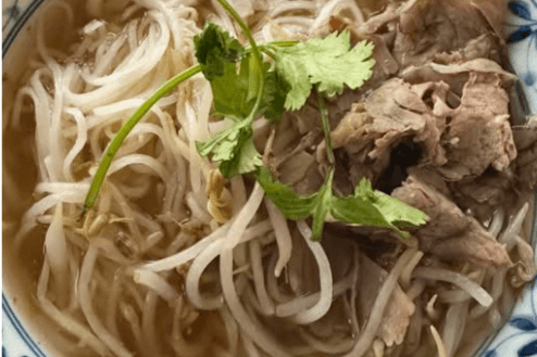 #7. Noodle Soup with Eye Round Steak, Well Done Flank, and Beef Tripe