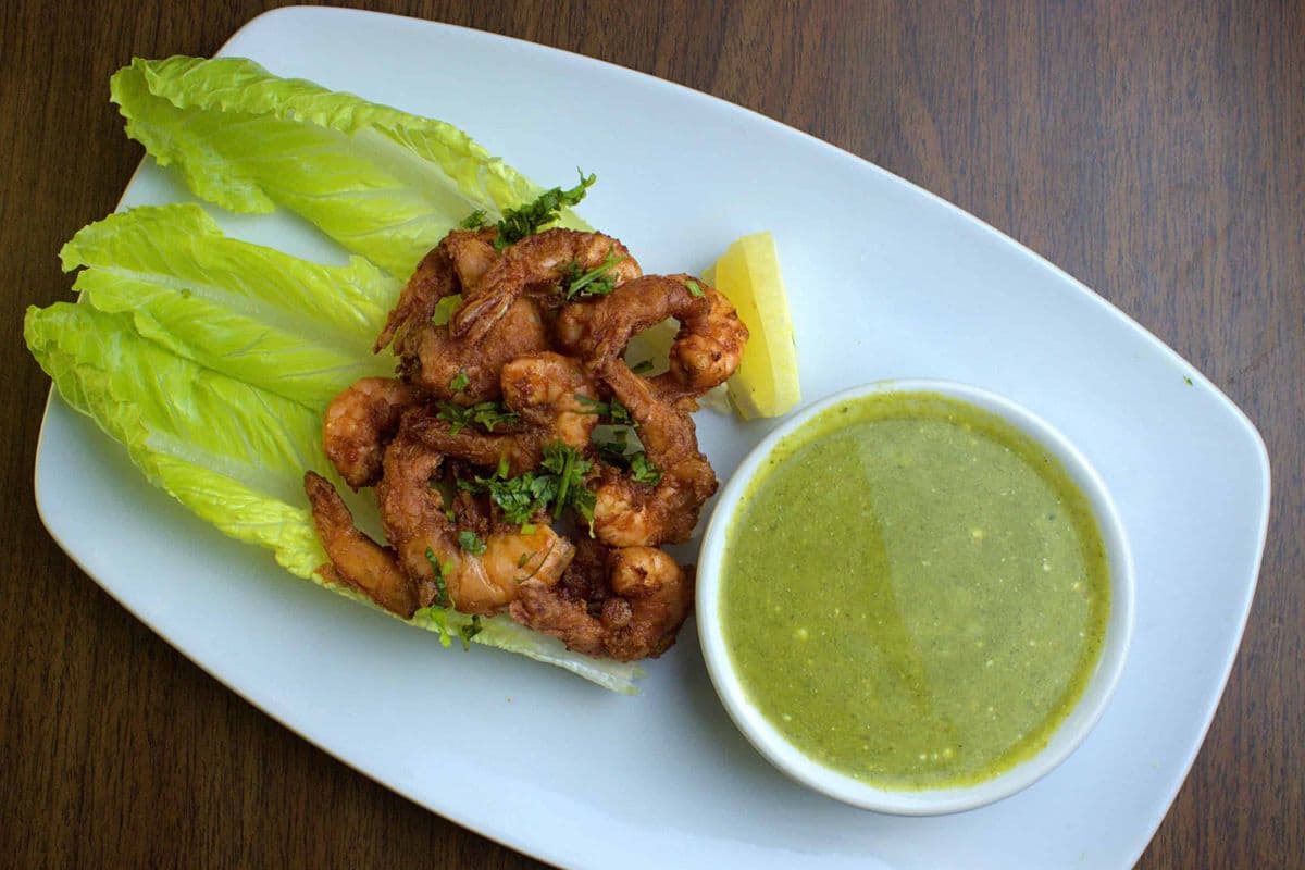 Prawns pakoras