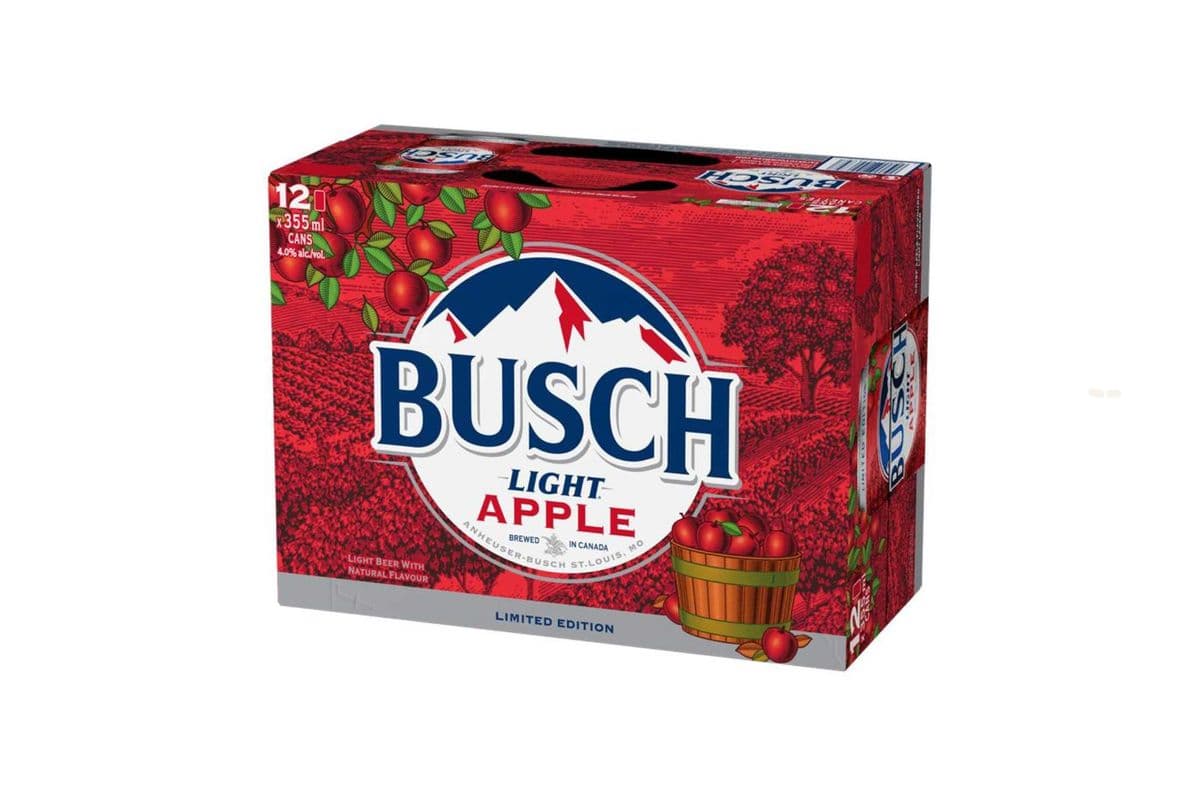 Busch Light Apple (12 Cans) (1 x 12x355mL)