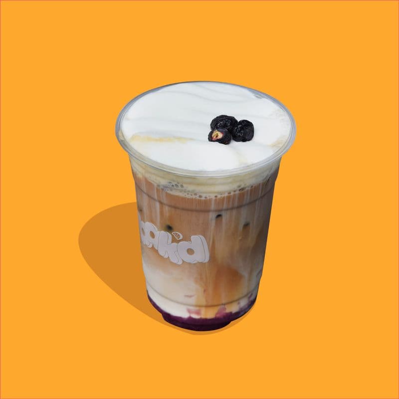 Iced Blueberry Danish Latte