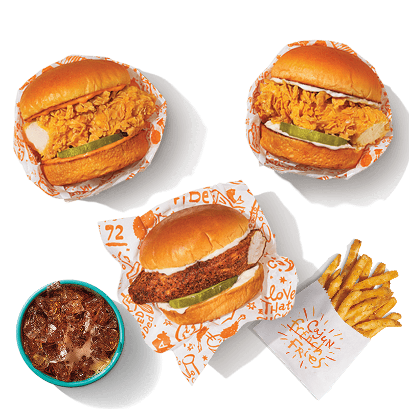 Mini Chicken Sandwich Trio Combo