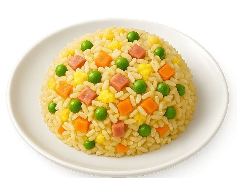 BBQ Pork and Egg Fried Rice 叉烧蛋炒饭