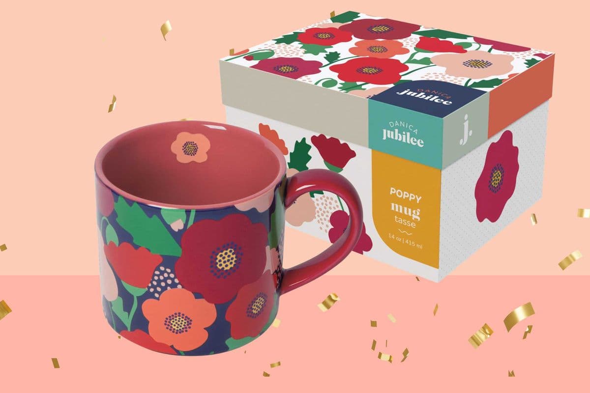 Poppy Mug in A Box