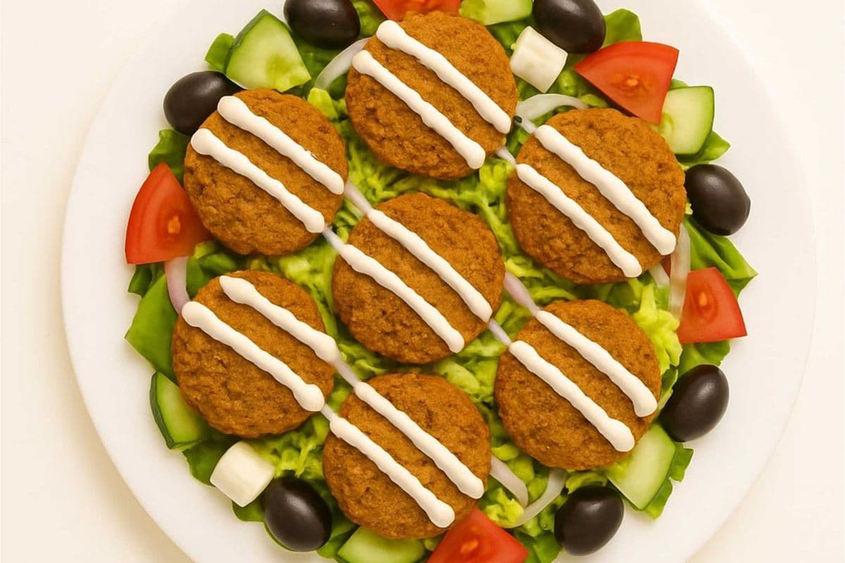 Alley Falafel on Ice Salad