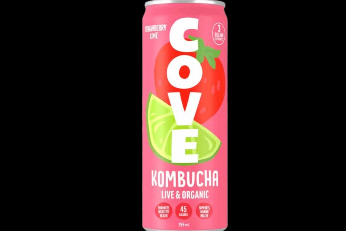 Cove - Strawberry Lime Kombucha (355)
