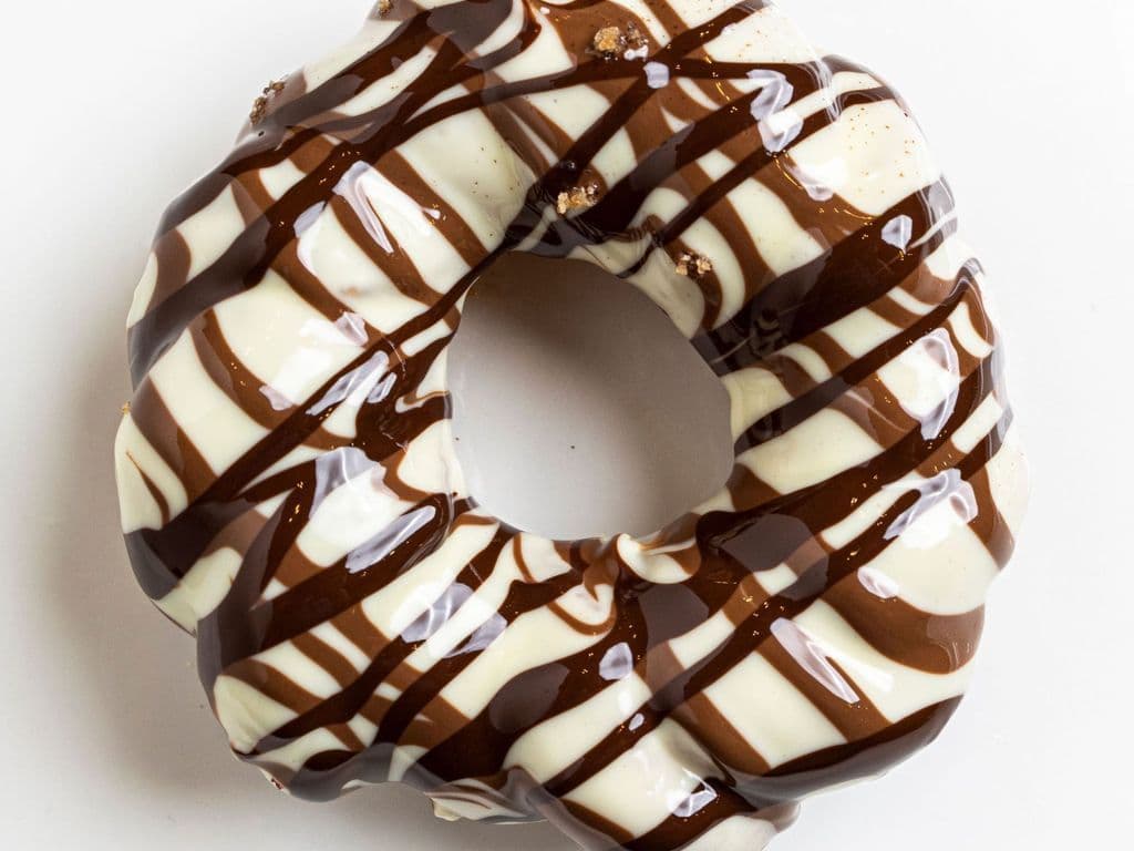 Triple Chocolate churro donut