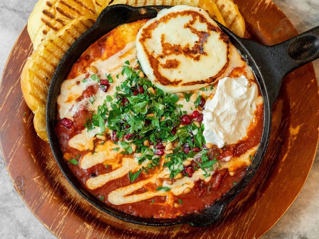 Halloumi & Labneh Shakshuka