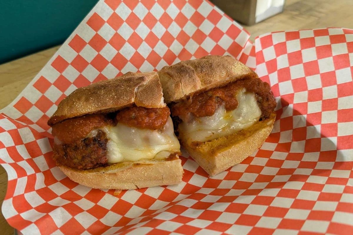 Meatballs on a bun