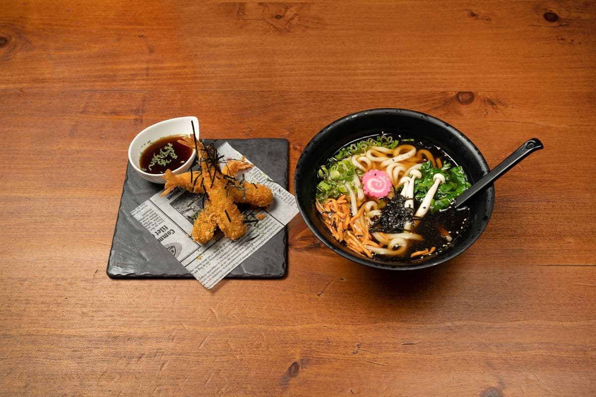 Soupe udon aux ebi crevettes / Ebi Shrimp Udon Soup
