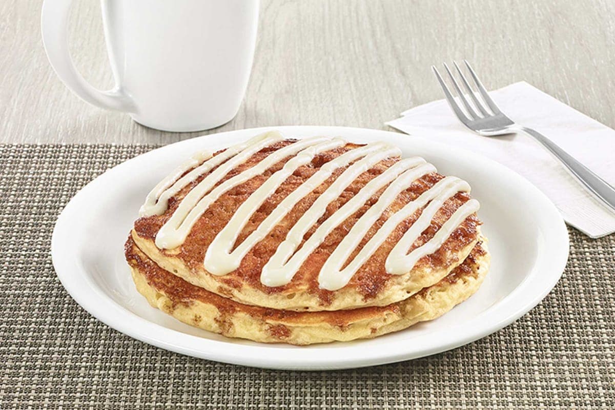 Cinnamon Roll Pancakes A La Carte (1120 Cals)