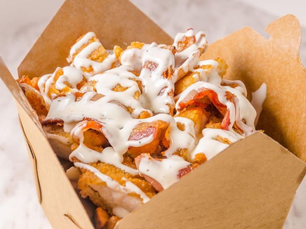 Chicken Bacon Ranch Poutine