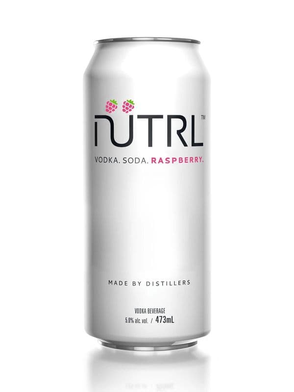Nutrl Soda Raspberry, 473 mL