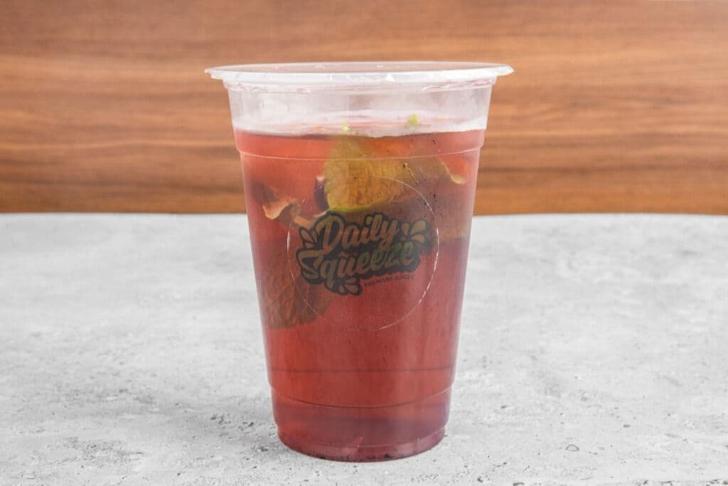 Ceylon Orange Tea with Mango Jelly Boba