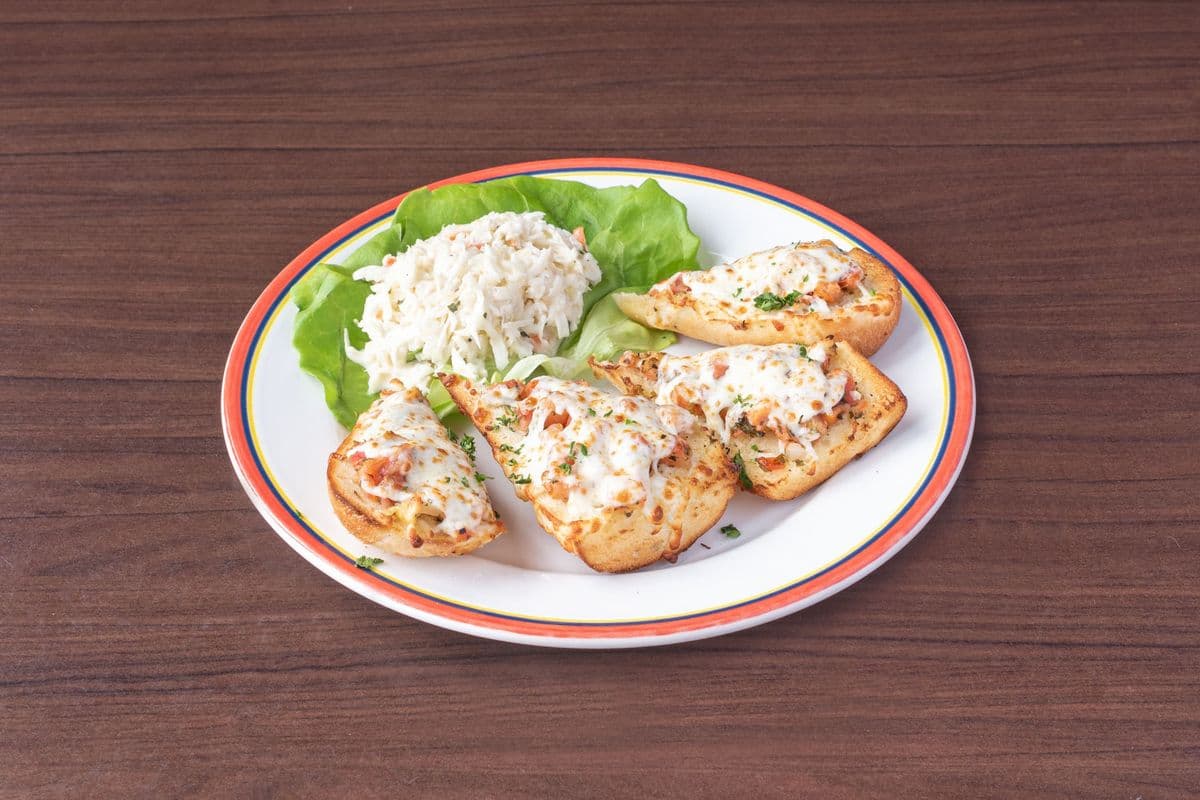 Bruschetta au gratin / Gratinated Bruschetta