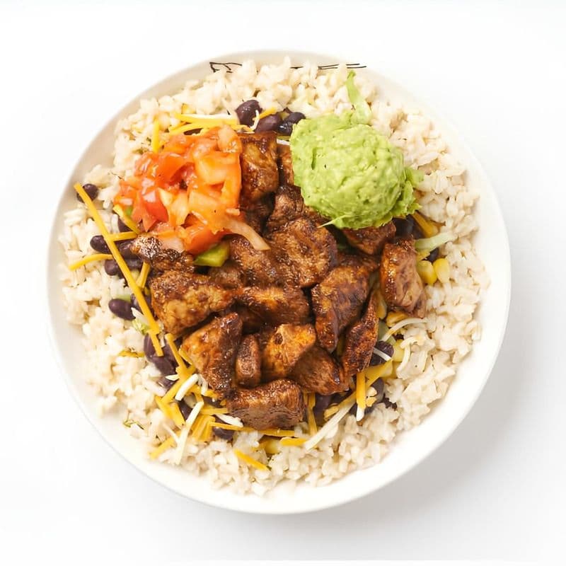 Al Pastor Pork Pork Salad Bowl