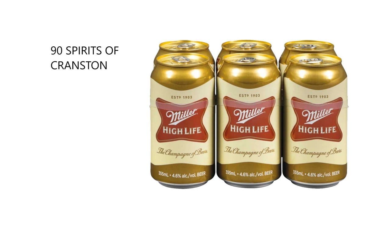 MILLER HIGH LIFE 6 CANS (1 x 6x355ML)