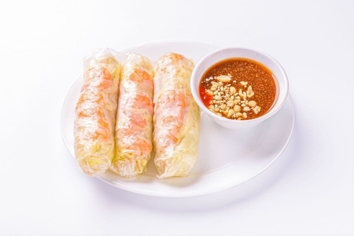 3. Shrimp and Pork Salad Rolls (3 rolls)