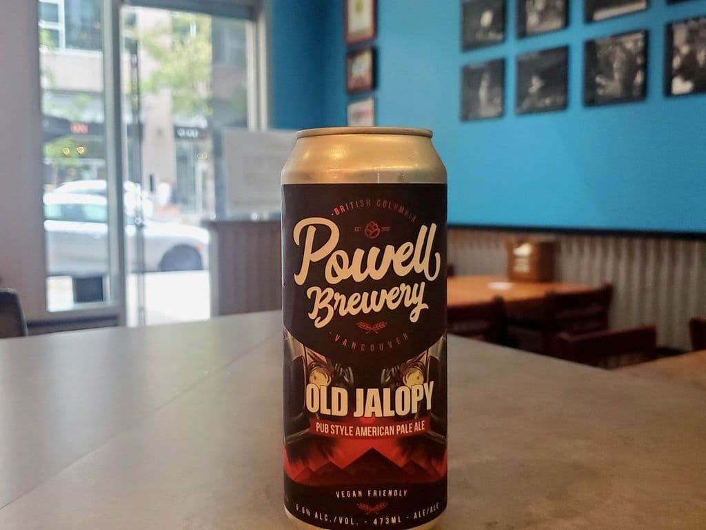 Powell Brewing OLD JALOPY Pale Ale, 473 ML can beer (5.5% ABV)